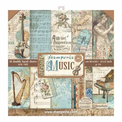 Stamperia Paper Pad - Music